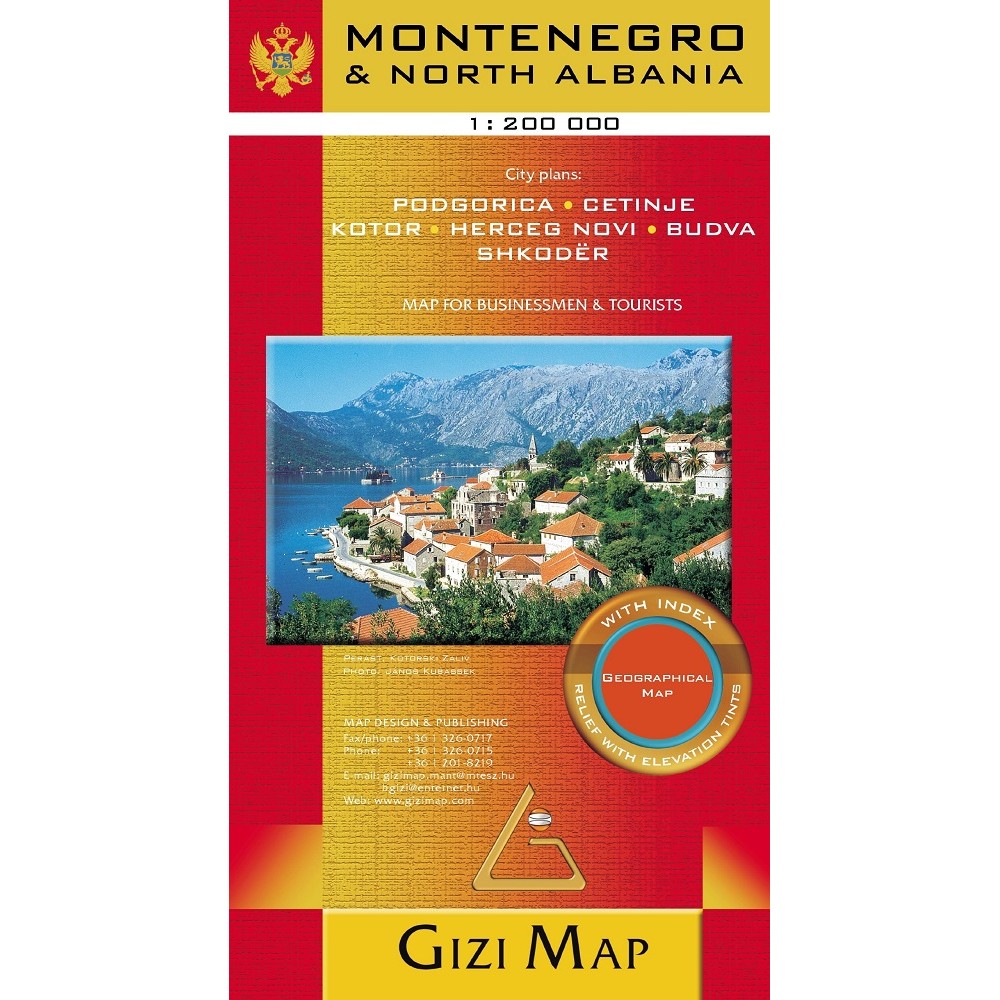 Montenegro & Norra Albanien GiziMap